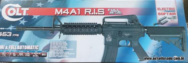 Imagem 3 do anúncio Airsoft colt m4a1 ris full met