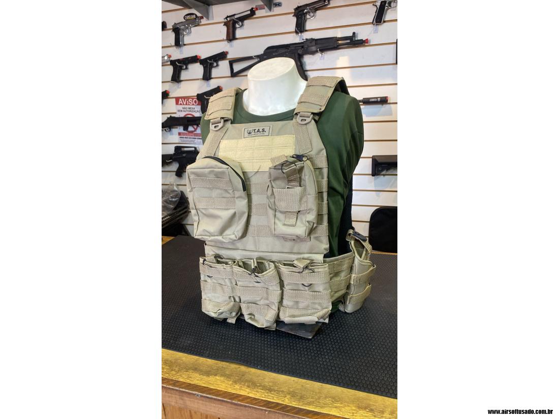 Imagem 4 do anúncio COLETE TAS LISO VERDE/TAN/PRET