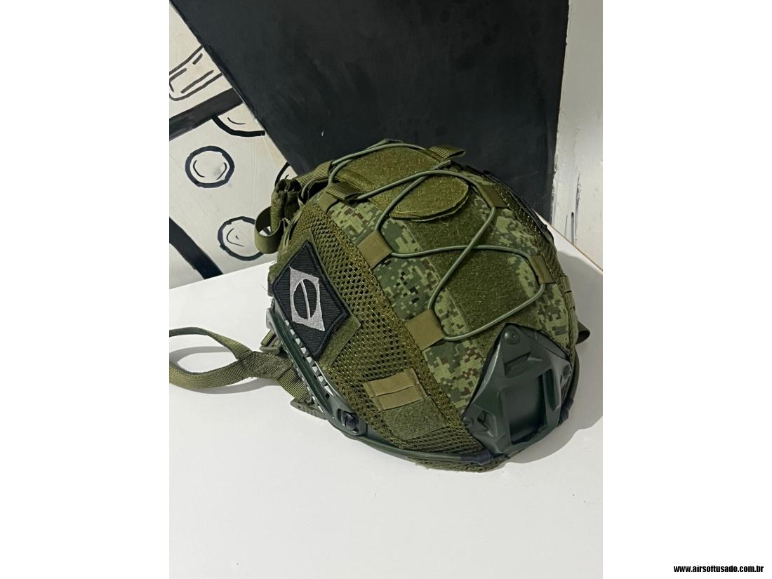 Imagem 2 do anúncio Capacete tático completo