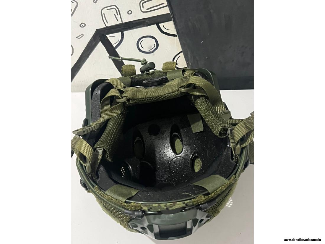 Imagem 3 do anúncio Capacete tático completo