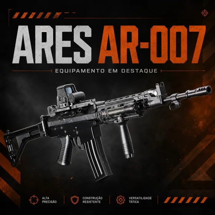 Imagem do post Manual da ARES AR-007: funcionamento, regulagem e especificações no blog Airsoft Usado
